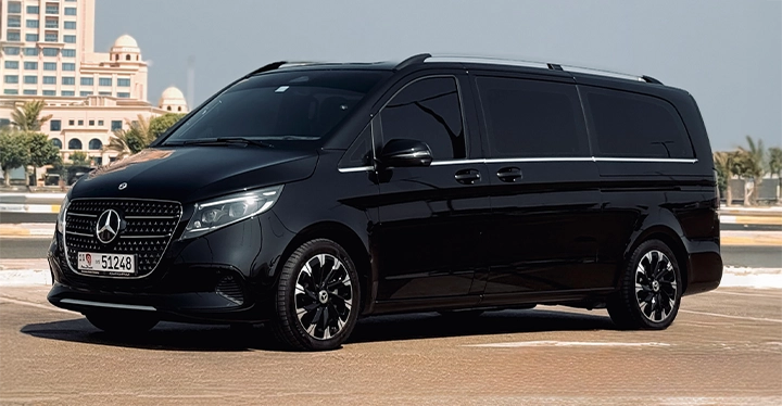 Mercedes V-Class spacious luxury limousine
