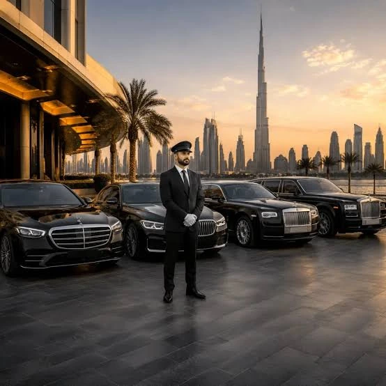 Luxury chauffeur service Abu Dhabi for late-night airport transfer